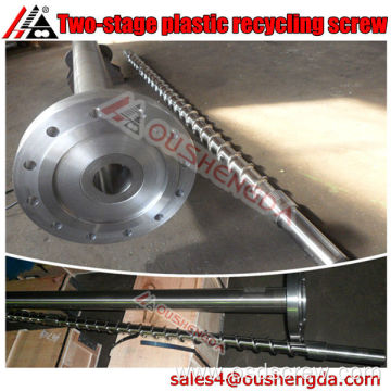 single screw and barrel for recycling masterbatch extruder